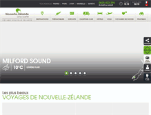 Tablet Screenshot of nouvelle-zelande-a-la-carte.com
